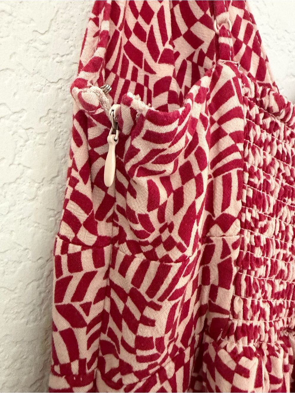 Urban Outfitters Red Floral Midi Dress XS Button Front Slit Sundress cottagecore - Picture 7 of 9